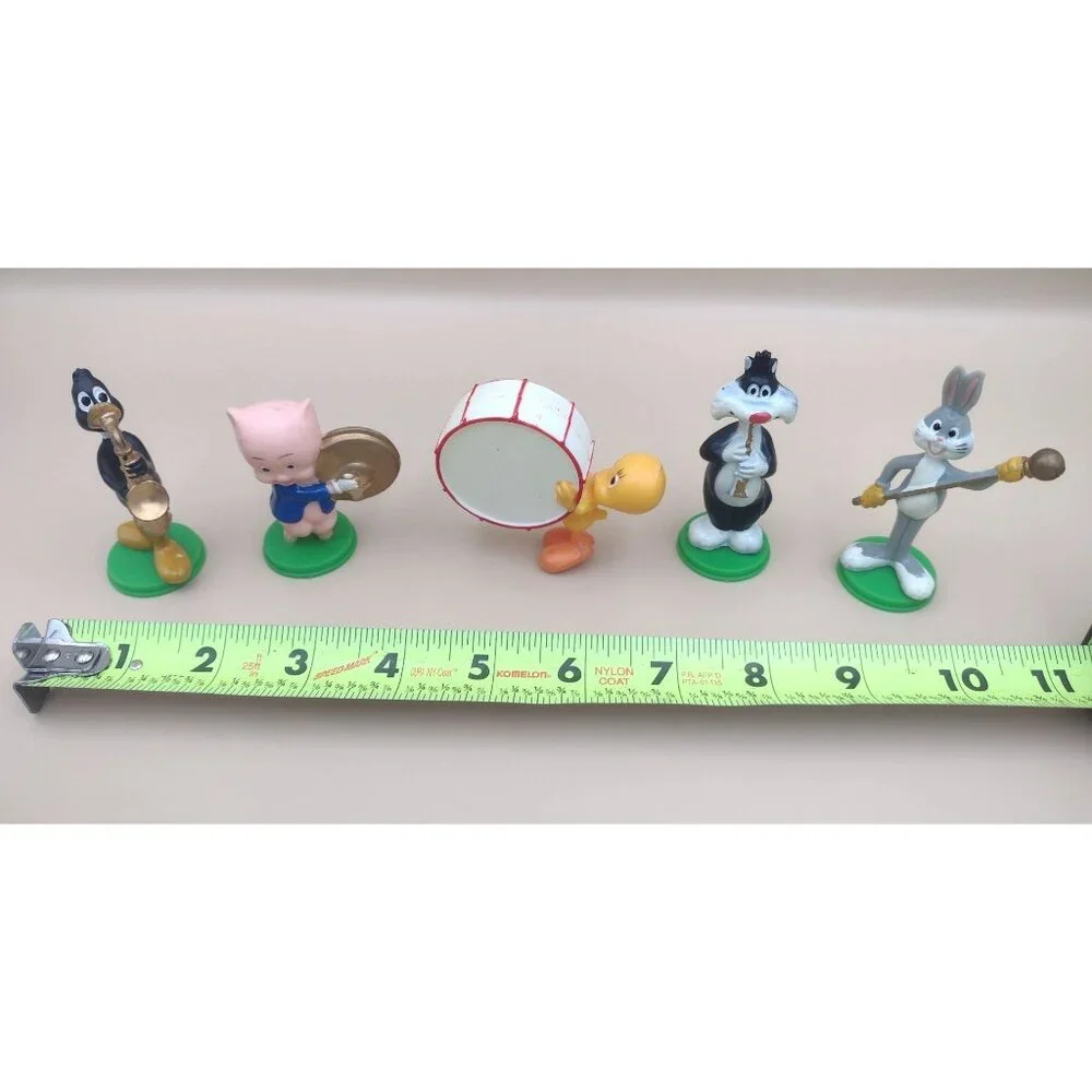Vtg 1970 Looney Tunes Band Cake Topper Bugs Sylvester Tweety Daffy Duck Porky